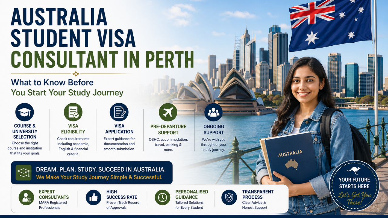 Australia Student Visa Consultant Perth helping international students