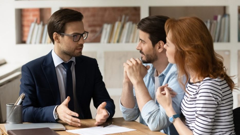 Big Dream Education and Visa Services migration consultation with a family in an Australian office